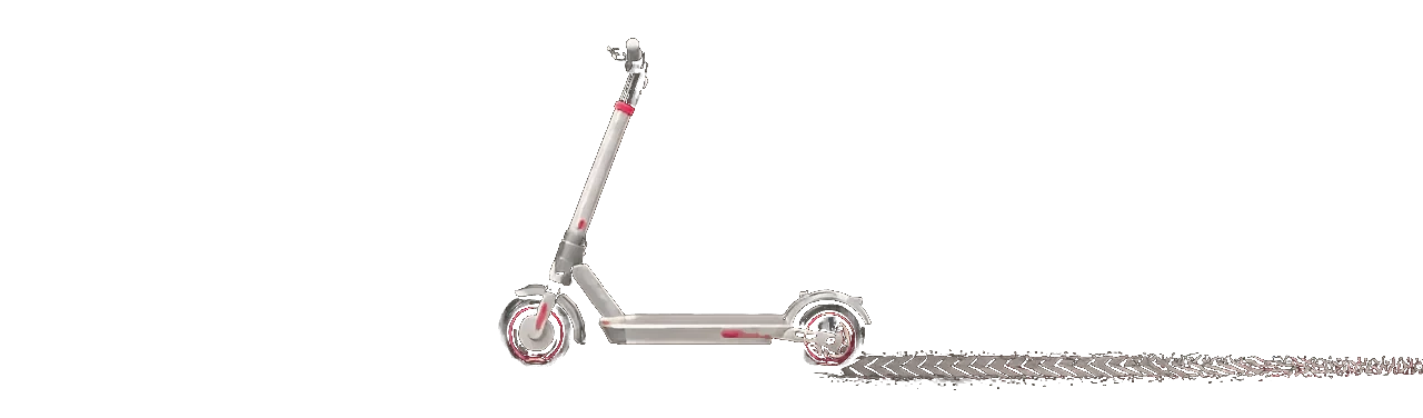 Heller E-Scooter in Seitenansicht
